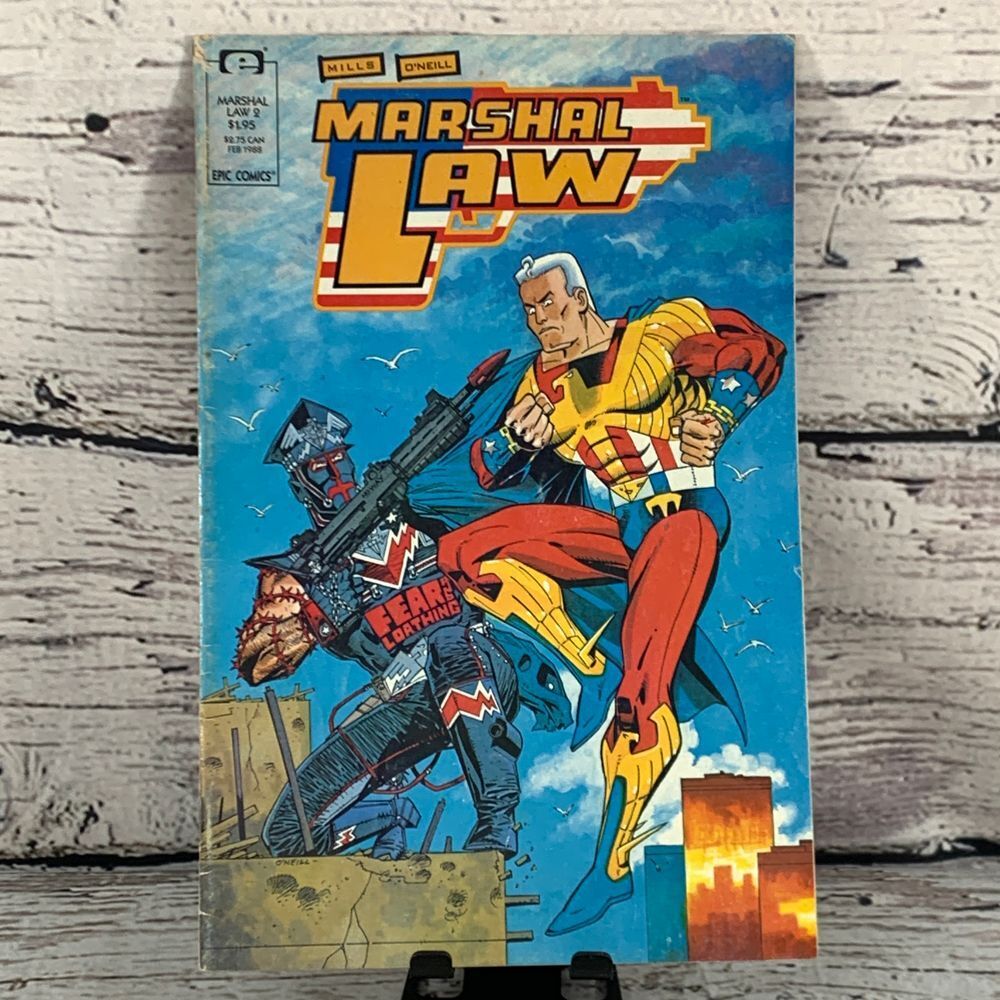 Epic‎ Comics Marshal Law #2 Vintage Comic Book [February 1988] Miller O'Neill